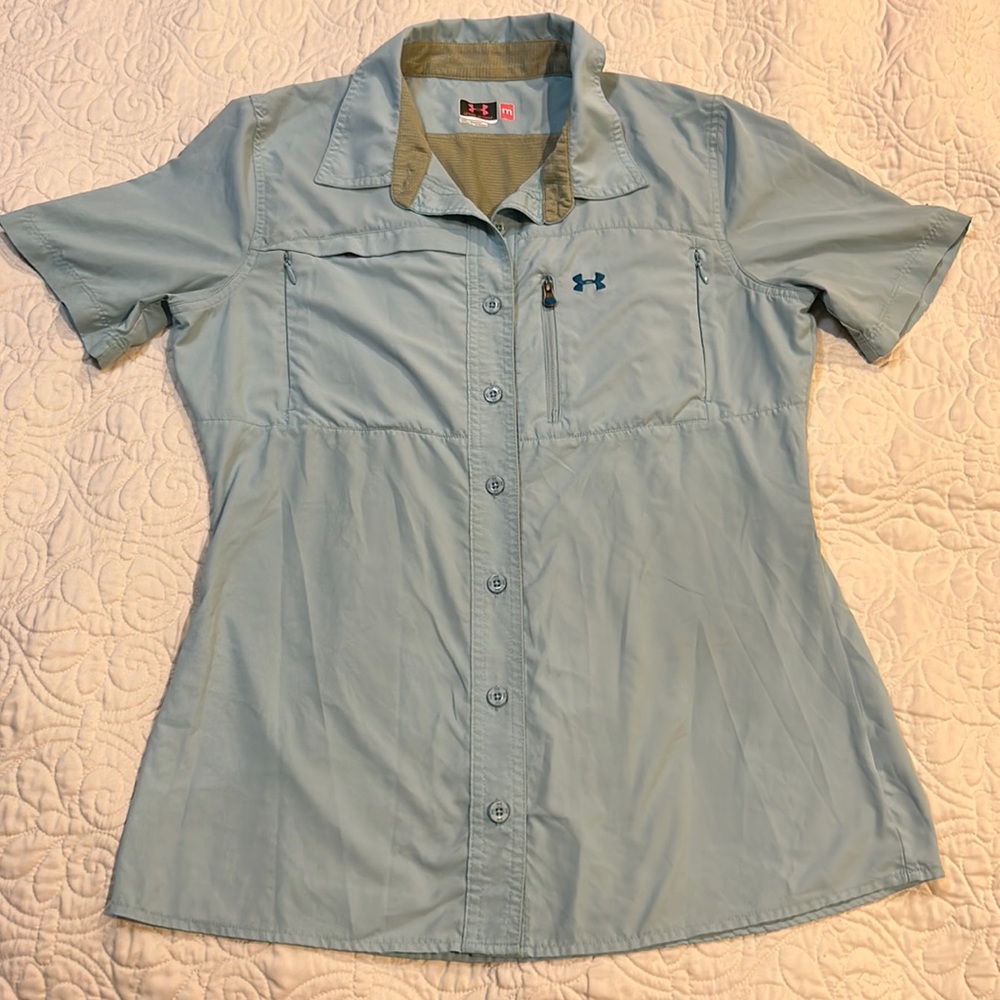 EUC Ladies Under armour fishing shirt- medium